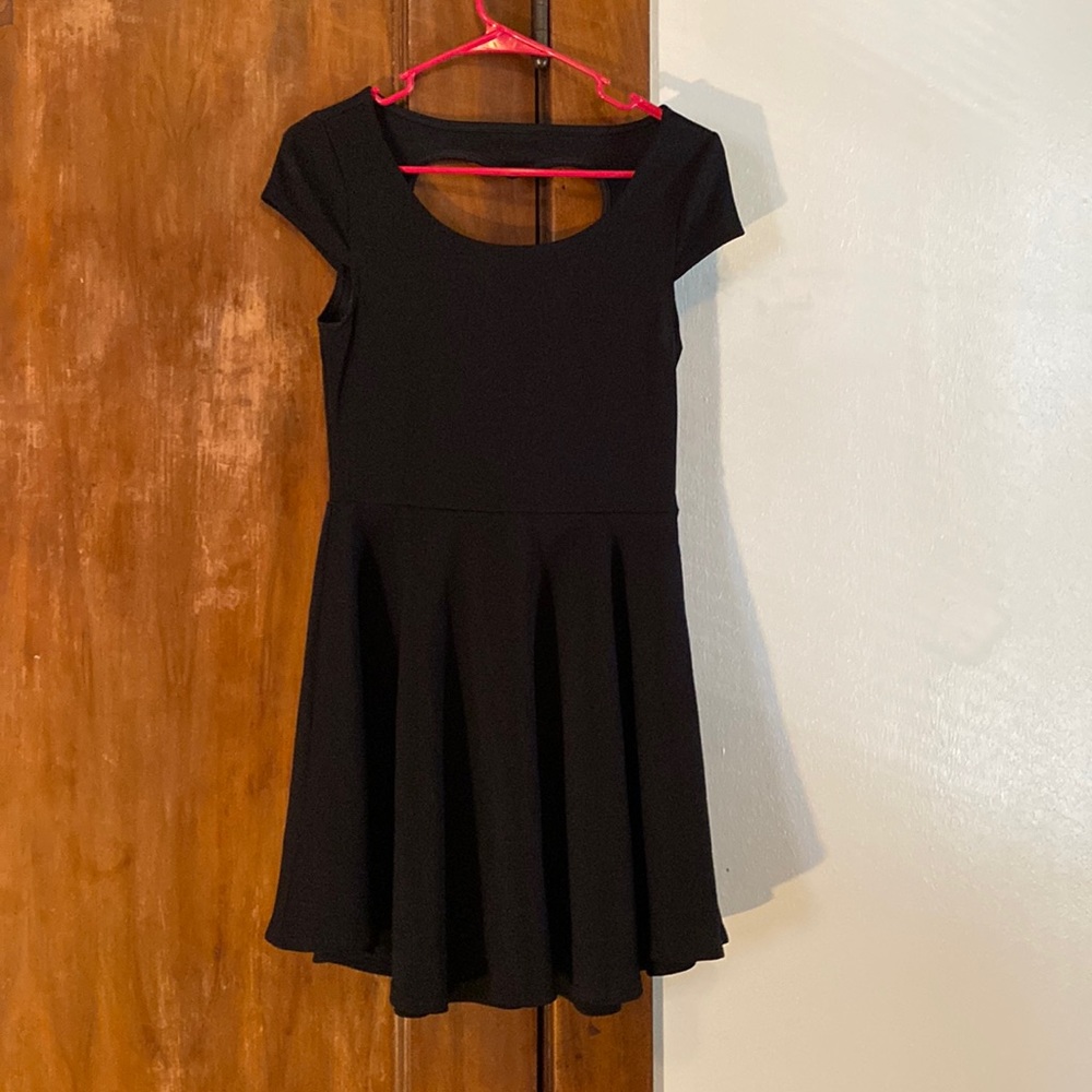 Black cocktail dress